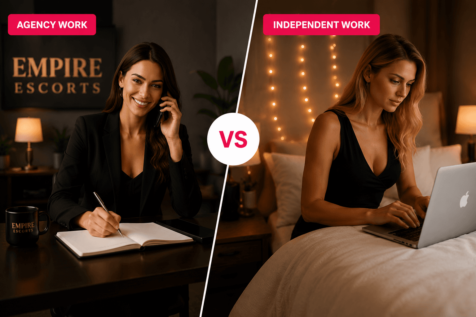 Escort Agency vs Independent Work: Which Is Right for You?